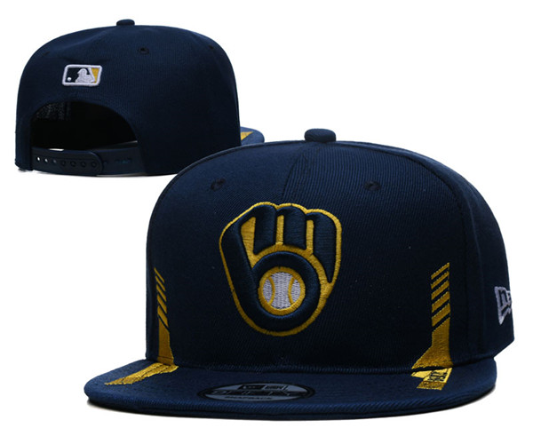 Milwaukee Brewers Stitched Snapback Hats 008